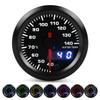 2in Water Temperature Gauge 40140 Celsius Pointer 7 Colors LED Display Universal for 12V Cars