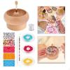 Деревянный вертушка для бусин Нанизыватель Crafting DIY Набор для изготовления Инструмент для нанизывания для