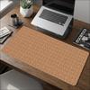 Cork Texture Natural Wood Grain Large Mouse Pad Nonslip Rubber With Stitched Edges For Gaming Setup And Desktop Decoration