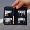Компактный набор прецизионных отверток 25-в-1 с магнитными наконечниками, предназначенный для ремонта электроники, такой как iPhone, камеры, часы и ПК