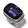 Amethyst Gemstone 925 Sterling Silver Gift Jewelry Ring Size 6.5