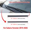 Для Subaru Forester 2019 2020 2021 2022 2023 2024 2025 2026 Сменная резиновая полоска для дворников Автомобильные аксессуары для дворников 1 пара