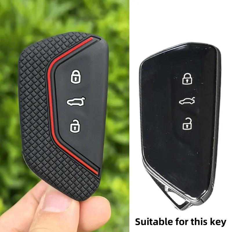 Чехол для ключа автомобиля для VW Golf 8 Mk8 2020 для Skoda Octavia 4 8 A8 MK4 Group 2021 Seat Leon Кейс для брелока