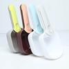 Pet Food Shovel High Toughness Comfortable Grip Portable Pet Feeding Scoop with Sealing Bag Clip Pet Supplies
