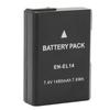 EN EL14 Lithium Ion Battery 1480mAh Camera Replacement Battery for Nikon D5300 D3200 D5200 D3400