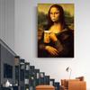 Модульный минимализм в скандинавском стиле Мона Лиза пивной постер настенное искусство печать на холсте картины для гостиной современный домашний декор