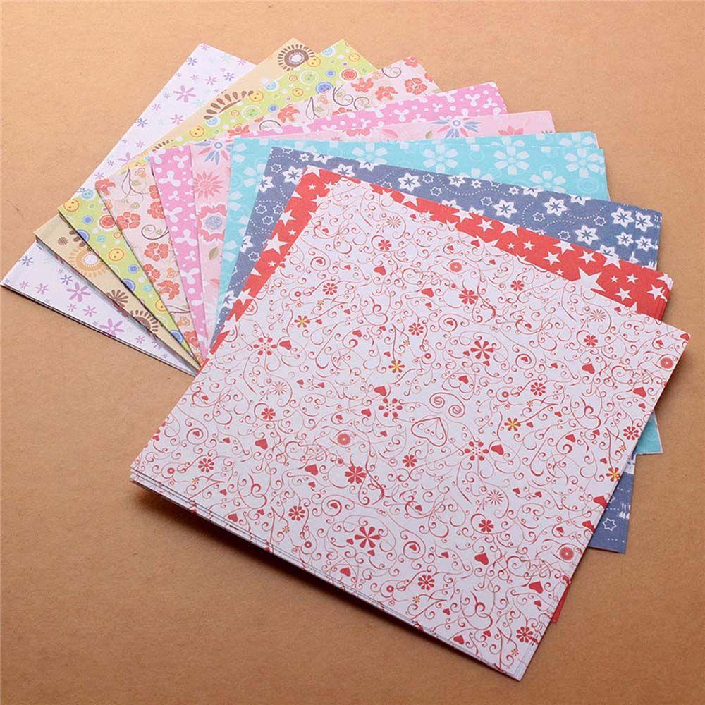 Cartoon Square Scrapbooking Decorative Handmade Folding Paper Kids Origami DIY Making Paper Crafts