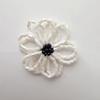 2Pcs Beaded Flower Craft DIY Beaded Flower Hollow Structure Brooch Pin Charms  DIY Craft Projects