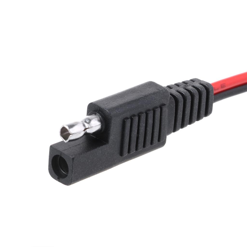 Автомобильный силовой кабель SAE 18AWG, 2-контактный, с разъемом SAE, быстроразъемный шнур