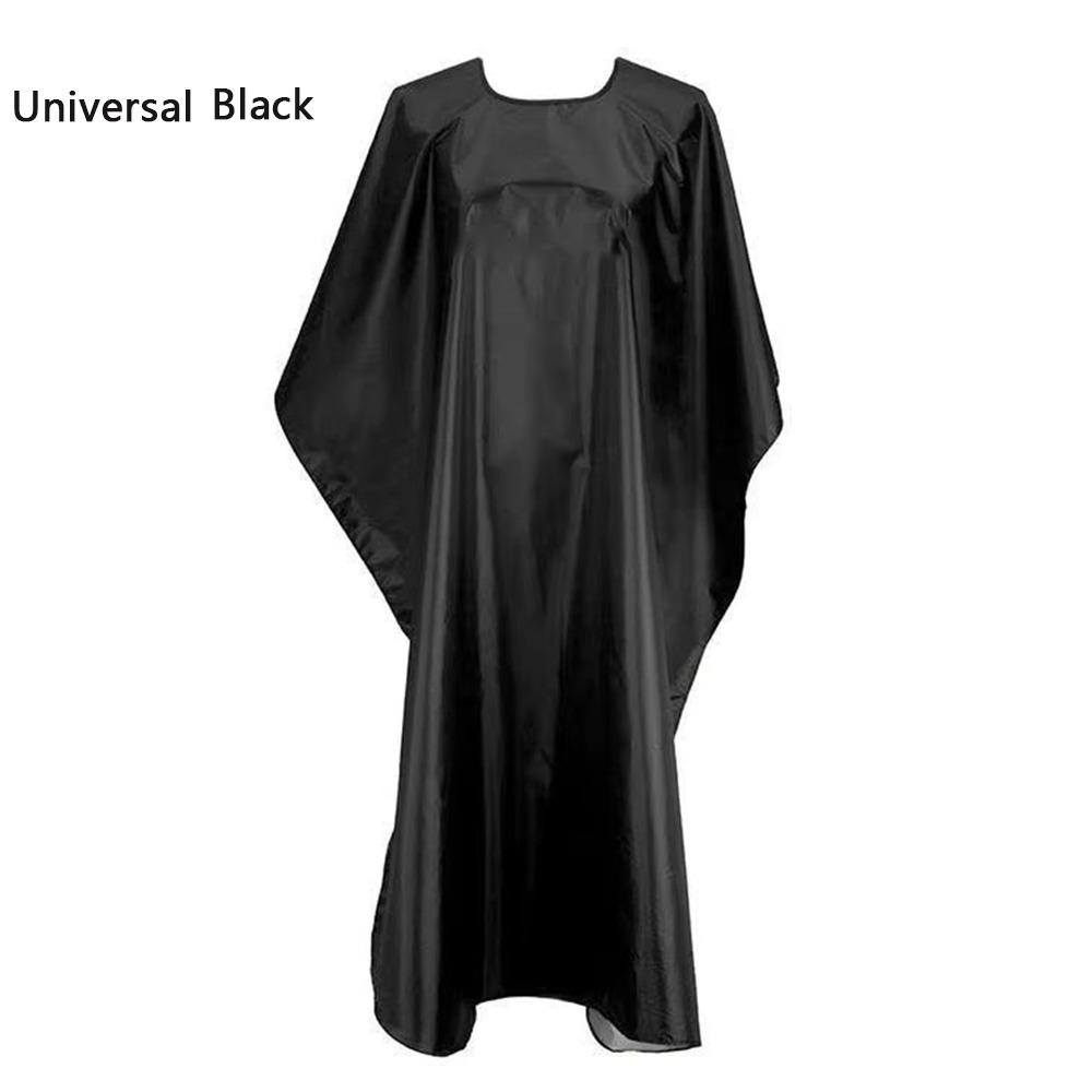 Салонный аксессуар Парикмахерский пеньюар Черный/С принтом расчески Парикмахерское пальто Парикмахерская мантия Парикмахерское