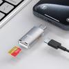 Высокоскоростной кард-ридер Micro SD TF Type-C для iPhone 15 Huawei Мобильного Телефона PD Зарядный Док-станция Кабель-адаптер
