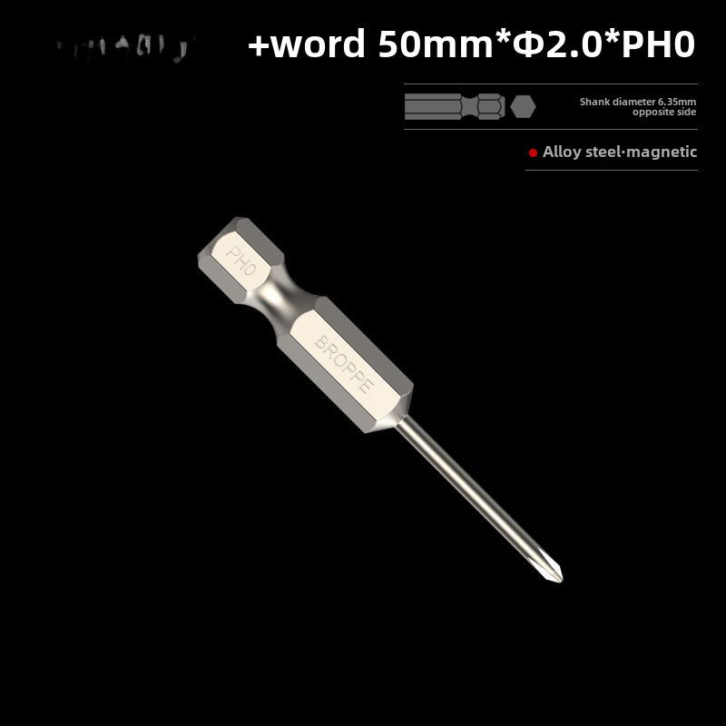 Магнитная крестовая отвертка BROPPE с электрической дрелью и пневматической насадкой