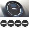 Carbon Fiber 4PCS/Set Car-styling Protection Decal For Ford Mondeo MK3 Car Air Conditioner Outlet Stickers Decorative Stickers
