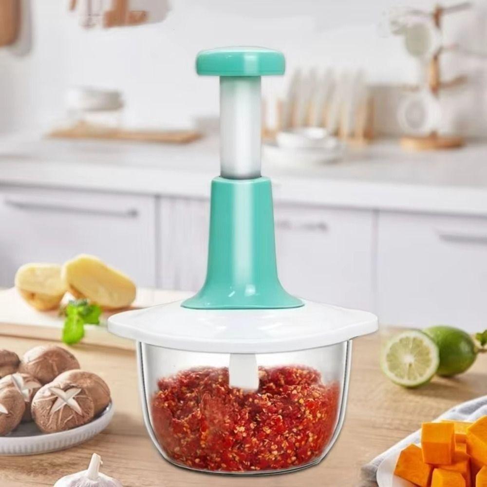 Removable Vegetable Mincer Manual Press Special Ingredients Mixer Meat Grinder for Home
