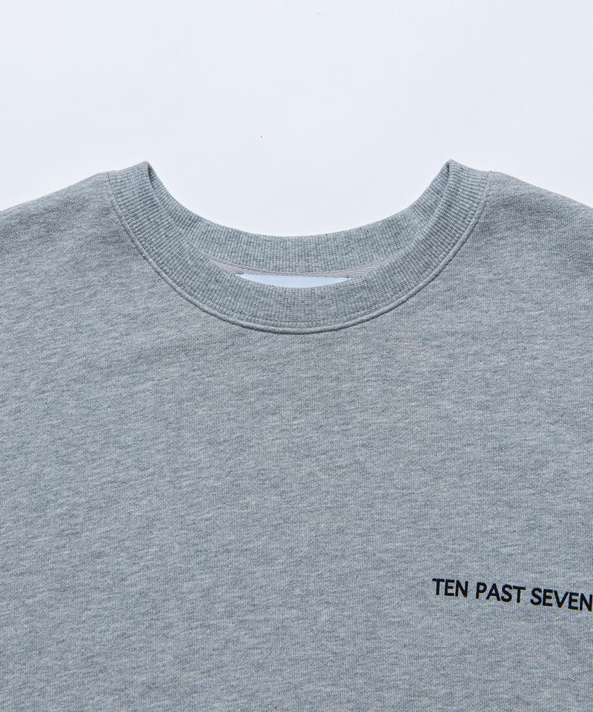 TEN PAST SEVEN Oversized Sweatshirt - Grey