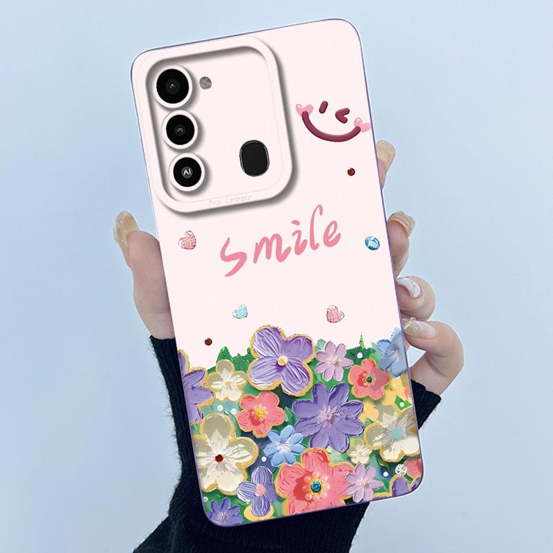 Чехол для телефона Tecno Spark 8C KG5k KG5j Милая Панда Девочки Кошки Жидкий Силикон Задняя Крышка Для Tecno Spark Go 2022 Spark8C Funda