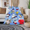 This adorable 3D Snoopy cartoon flannel blanket is comfortable and soft, perfect for use in bedrooms, beds, sofas, picnics, and