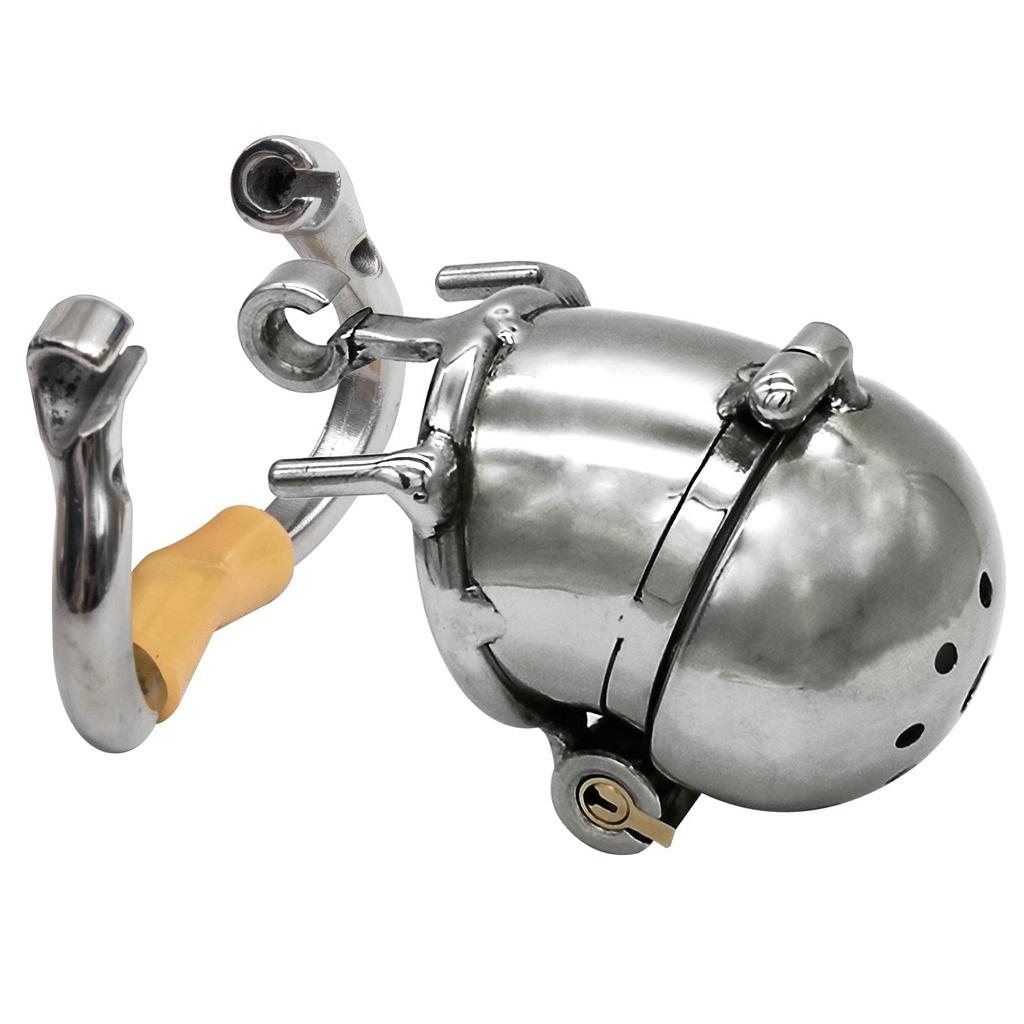 Эргономичное устройство верности для мужчин из нержавеющей стали, клетка для члена, замок для пениса, кольцо для члена, пояс верности, S058