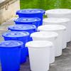 Большое ведро для хранения воды из пищевого пластика - Увеличенная емкость и утолщенная конструкция
