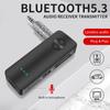 2 In 1 Wireless Bluetooth 5.3 Receiver Transmitter Adapter 3.5mm Jack For TV Car Music Audio Aux Headphone Reciever Handsfree
