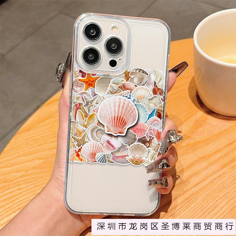 Морская Ракушка Жемчуг для Чехла iPhone 11 Apple 12/13/14/15/16 Pro Max Чехол для Телефона