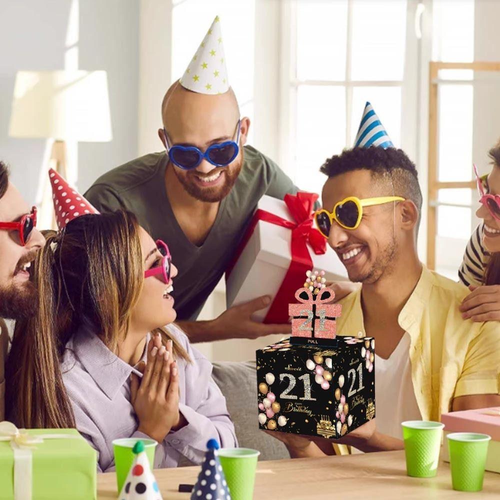 Birthday Surprise Birthday Money Box 16th 18th 21st Money Gift Boxes Surprise Money Box  Party