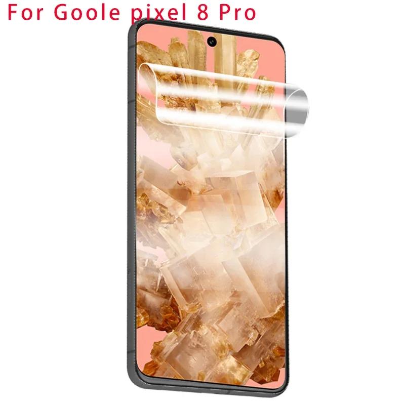1-4 шт. Защитная пленка из гидрогеля с полным покрытием экрана для Google Pixel 9 XL 8 7 Pro 7A, мягкий ТПУ, прозрачная, противоударная пленка для Pixel 9 8