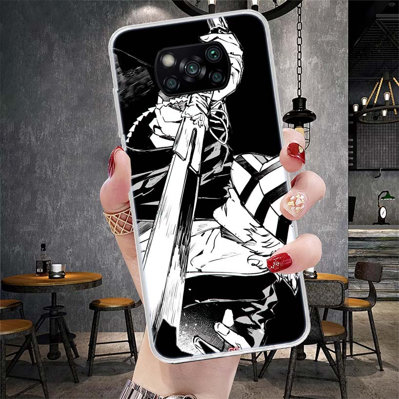 Bleach Кисуке Урахара Мягкий Чехол Для Телефона Для Xiaomi Redmi 15C 15 13C 13 Poco X5 X6 X7 F7 Ultra M7 12C 12 10 10C 9C 9A 9T 9 Fundas P