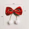 Plush Hair Grip Bowknot Chinese New Year Hairpins Bow Hair Hoop Hair Rope Kids Chinese Hair Clips