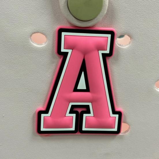 Сумка-подвеска с буквами для сумки Bogg, многоразовая сумка-крокодил, подвеска с алфавитом, обувь из крокодила, украшения, аксессуары, пляжная сумка, сумка, подвеска с буквой