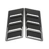 2x Carbon Fiber Look Car Front Bonnet Vent Hood Air Flow Intake Decorative Cover