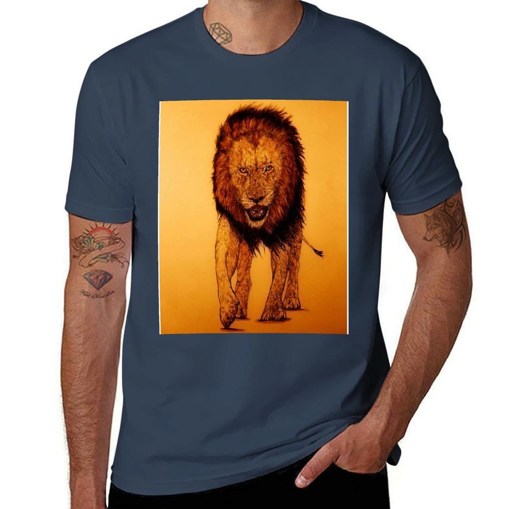 The Lion Named Ntwadumela Tshirt Casual Light Summer Short Sleeve Top