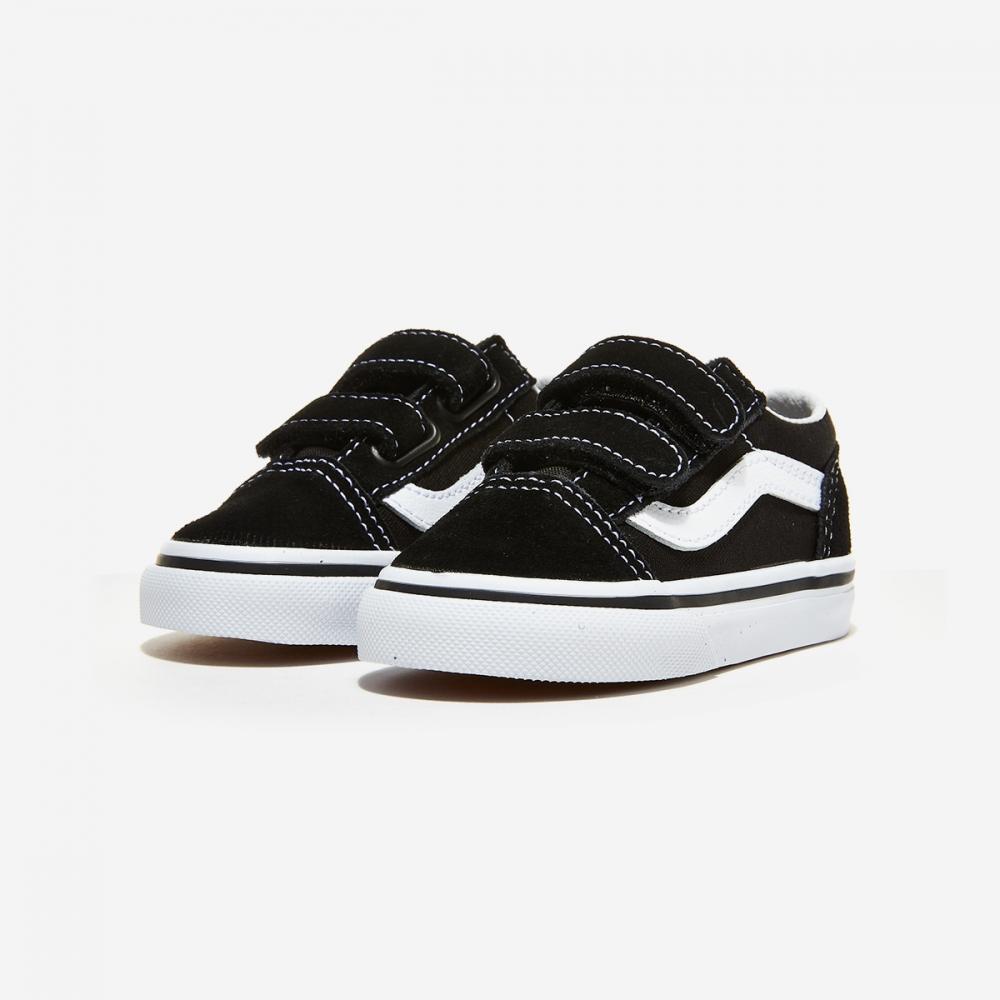 Vans Липучка старой школы, черная Vn000d3yblk, черная