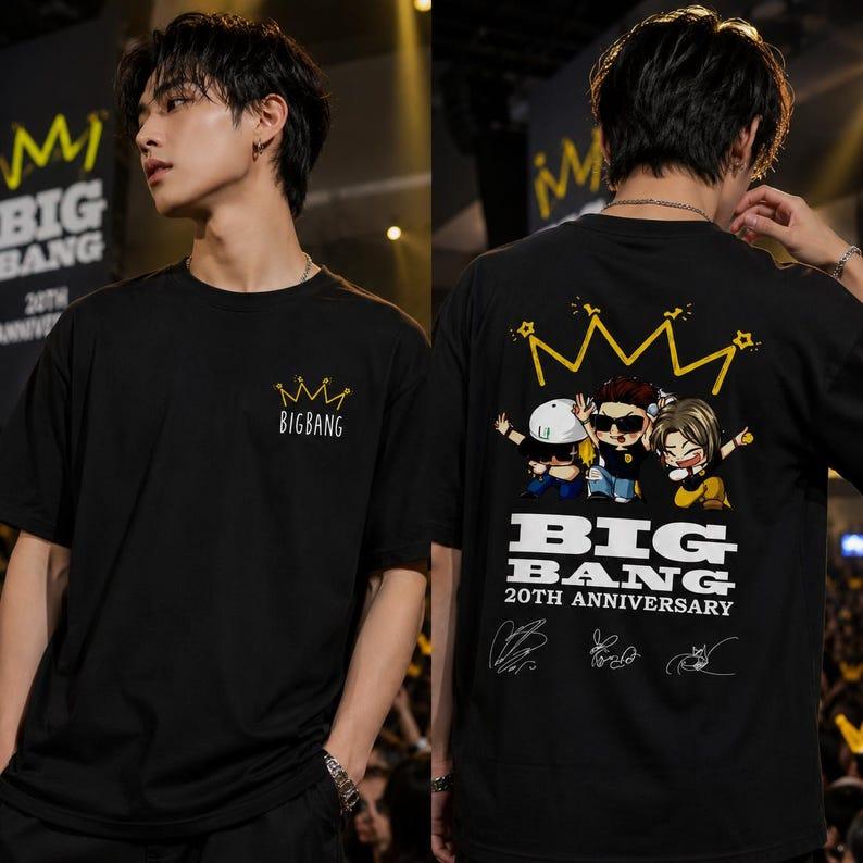 2026 Summer Hot Sale Big Bang K-pop VIP T-shirt Y2K Unisex Hip Hop Streetwear T-shirt High Quality Harajuku Punk T-shirt