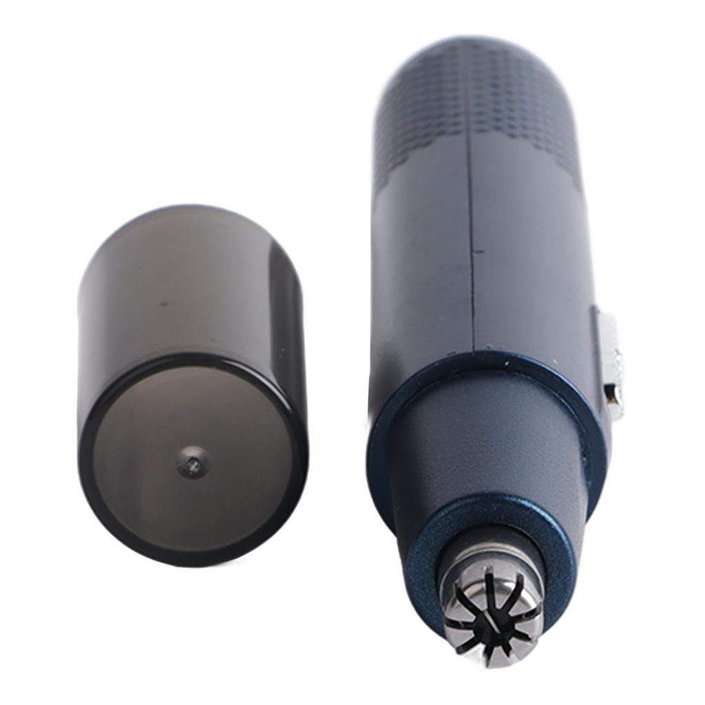 Электрический триммер 2 в 1 для носа, бороды и волос, перезаряжаемый электронный триммер для носа для женщин и мужчин, синий