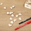 Creative Design Wooden Hearts Guest Book Wooden Hearts Message Board  Wedding Anniversary