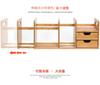 Bamboo Wood Desktop Desktop Expandable Book Desk Desk Desktop Desk Shelf with Small Office Book Storage Desk Book Stand [SYZHXHKL] Bookshelf, Rack,