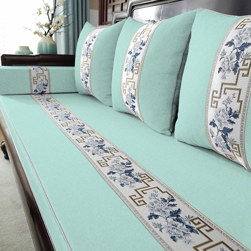 Подушка для дивана из палисандра, новая подушка в китайском стиле, мебель из цельного дерева, нескользящая утолщенная губчатая подушка высокой плотности, подушка для сиденья