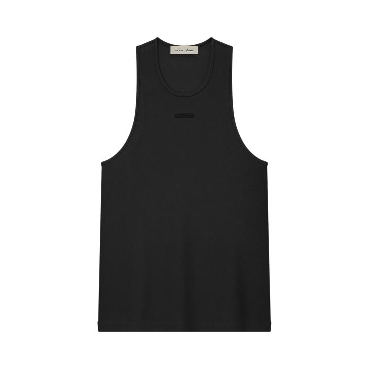Men's Fear of God Essentials Rib Tank 'Vintage Black'