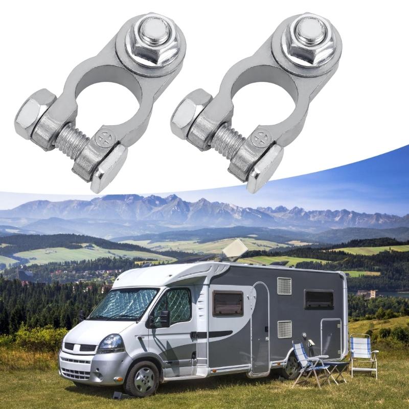 Battery Terminal Connector Kit with Ergonomic Designs Auto Battery Connector Easy to Use for Car & Boat Application