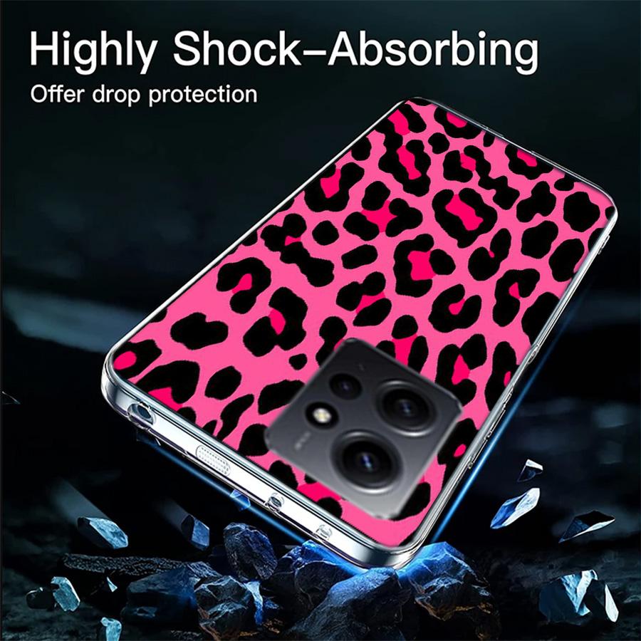 Fashion Tiger Leopard Print Panther Cool Phone Case For Redmi 12 13C 12C 15C 9 10 10C Note 13 Pro Plus 14 15 Pro 9T 9C 9A TPU So