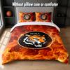 Hull City Football Design Bed Bedding Set 1 Duvet Cover + 2 Pillowcases Soft Breathable Household Bed Linens