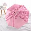 Pink Panther pattern, automatic folding umbrella, portable and foldable design, 8 ribs, a Christmas or birthday gift.