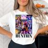 Huntrix Girls Kpop Охотницы на демонов Двусторонняя футболка Футболка в стиле аниме С изображением Руми Миры Зои Девичья группа Волшебный воин Топы для фанатов