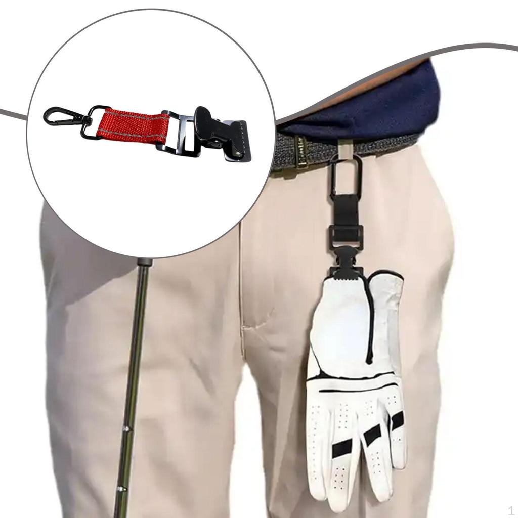 Firefighter Glove Clip Golf for Equipment Attachment Heavy Duty Nylon Strap