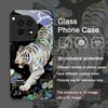 Стильный чехол из закаленного стекла с принтом под мрамор с рисунком тигра и дракона для OnePlus 13R 12 11 ACE2 3 Pro Nord 2T 4 CE3 Lite