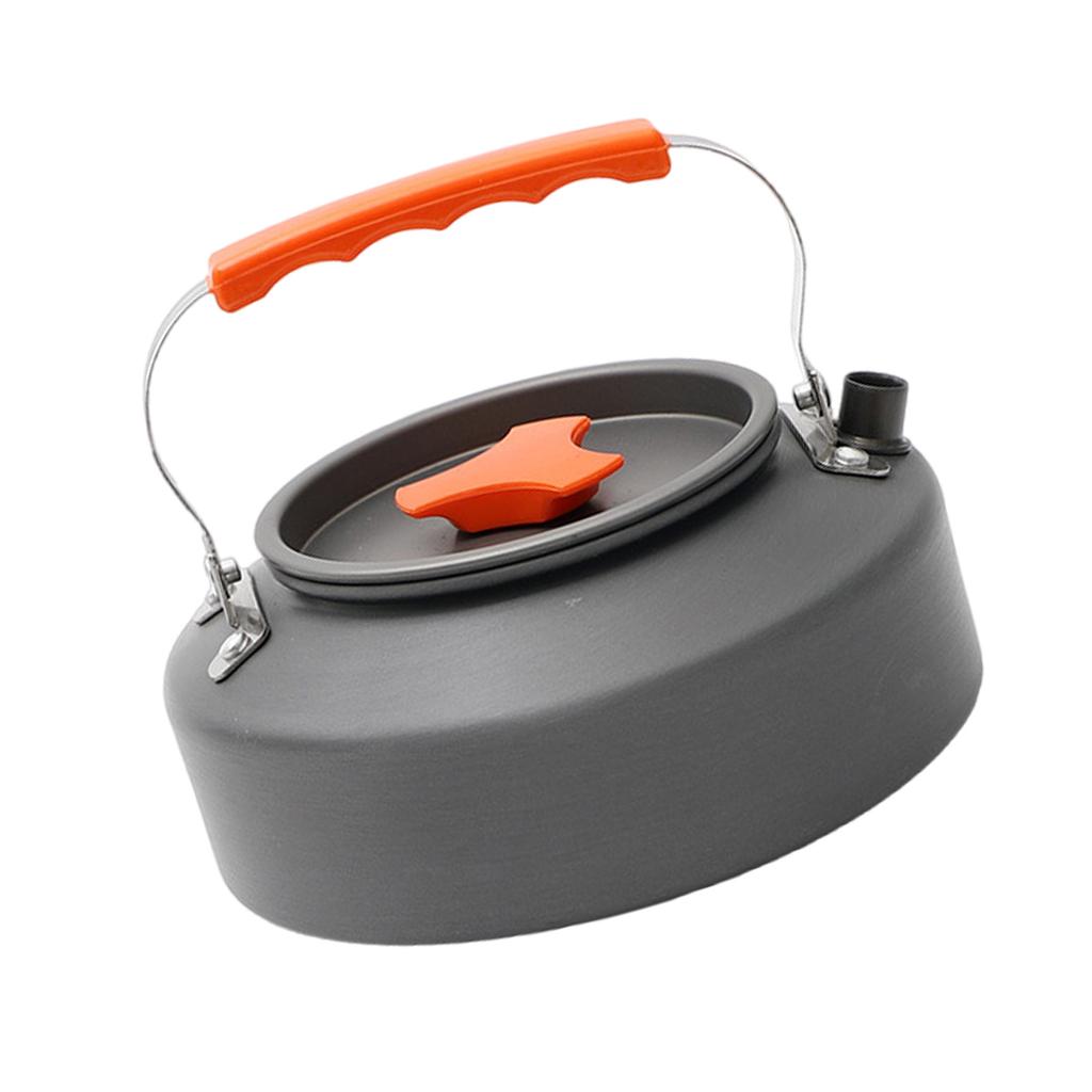 Portable Teapot Aluminum Camp Teas Coffee Pots Outdoor Hiking Water Boilers Camping Kettle Heat Water Teas Pots
