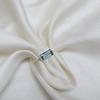 Baguette Blue Aquamarine 925 Sterling Silver Ring Jewelry, Statement Minimalist Gift Ring
