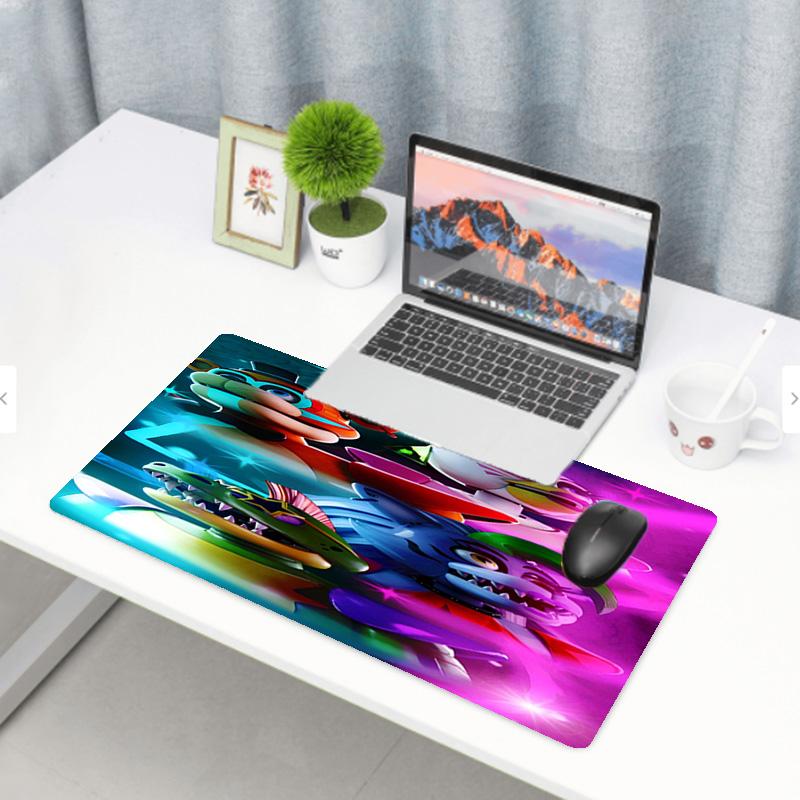 Five Nights at Freddy's Print Mouse Pad, Anti‑Slip Desktop keyboard Mat, for PC Laptop Gaming Working Daily Use, Cool Festival Surprise Gift