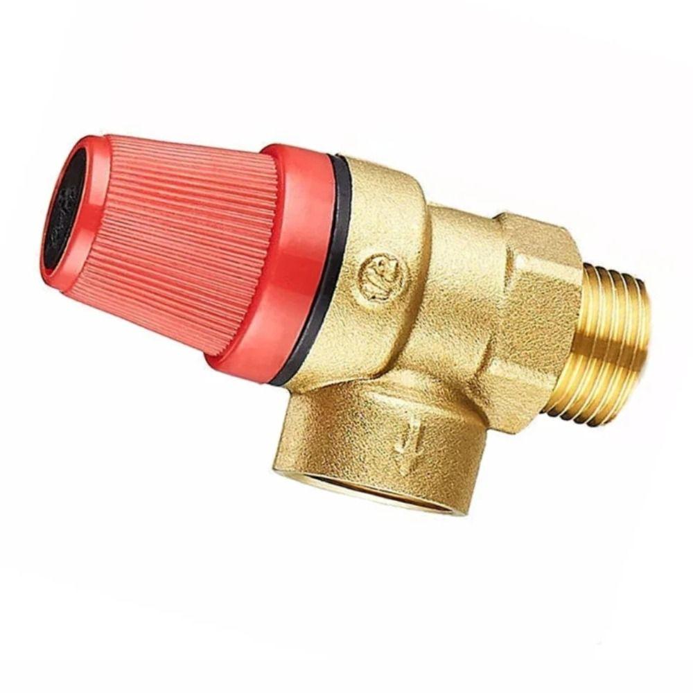 Efficient Pressure Control Drain Switch Color Gold Brass Safety Valve Industrial Use